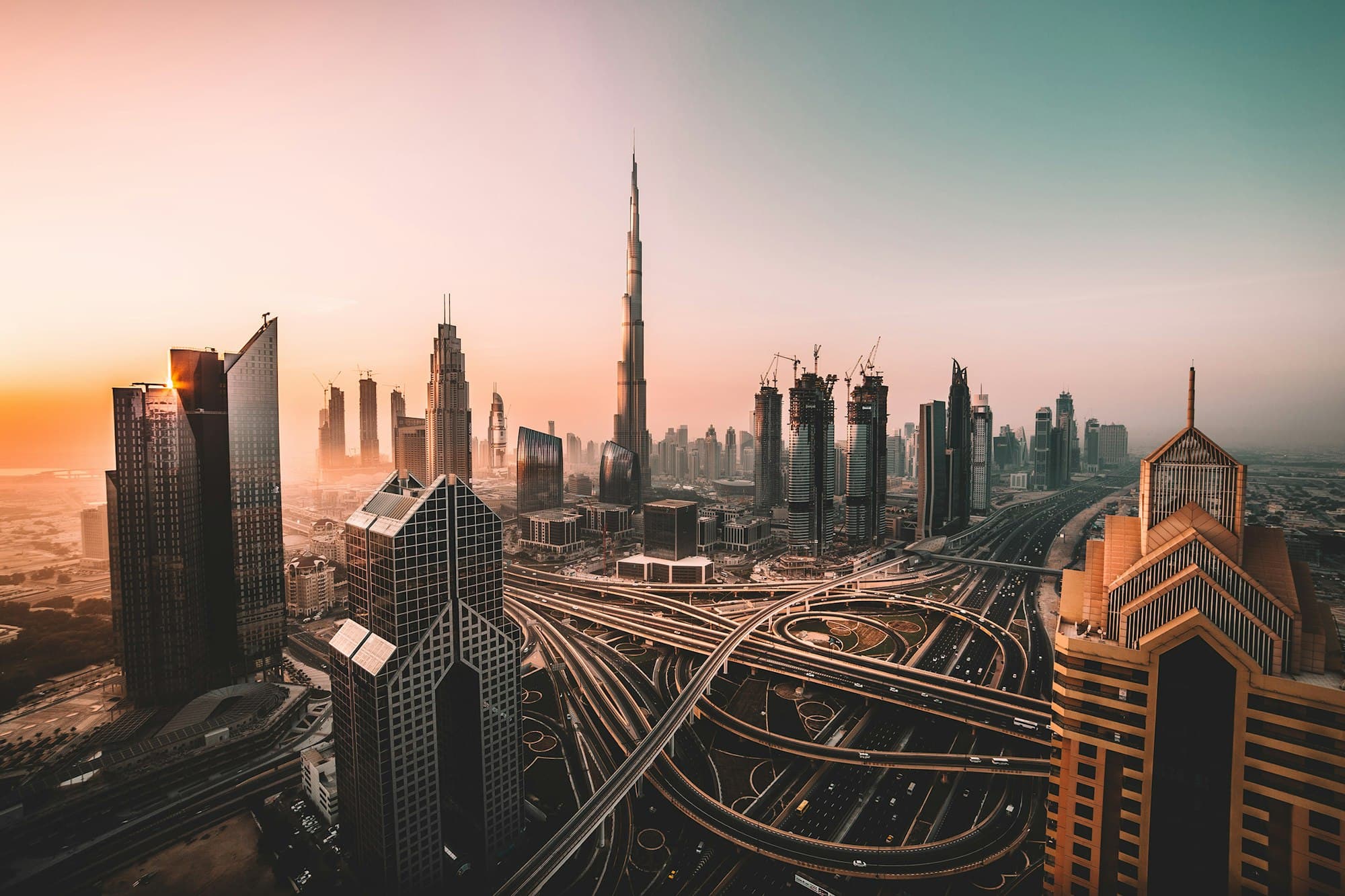 Skyline at dusk